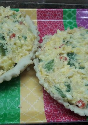 Una foto de Mini tartitas de zapallito verde