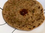 A picture of smashed aloo