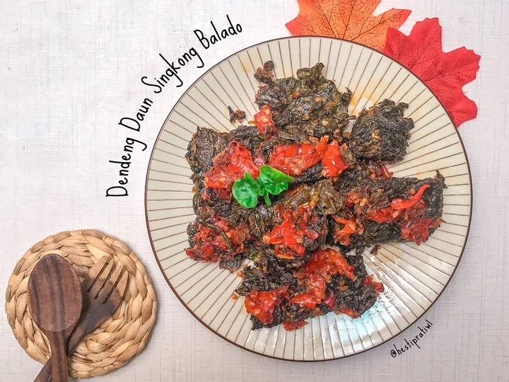 Langkah Mudah untuk Menyiapkan Resep Dendeng Daun Singkong Balado yang Uenak Anti Ribet, Mantap Sekali