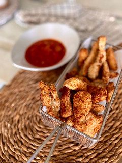 Una foto de Fingers de pollo facilísimos en airfryer