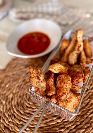 Una foto de Fingers de pollo facilísimos en airfryer