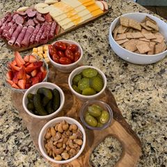Two Charcuterie Boards A picture of Two Charcuterie Boards.