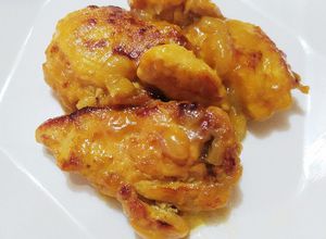 Una foto de Pollo Miel Mostaza en Sartén, Air fryer o Horno