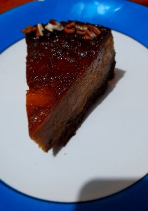 Una foto de Pastel imposible / Chocoflan