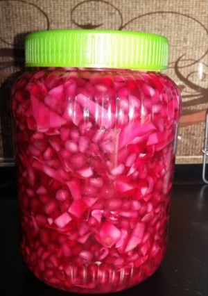 عکسی از دستور ترشی اناردون