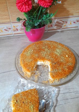 صورة لوصفة كنافة بالقشطه 😍