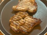 Port & Blackcurrant marinated Pork shoulder steaks