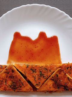 A picture of Malai Toast.