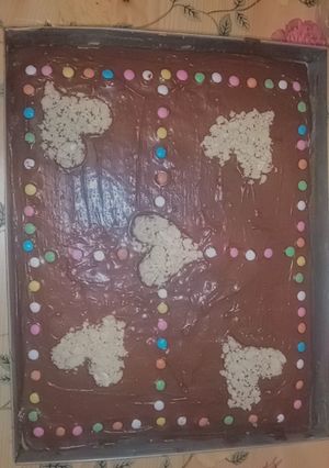 صورة لوصفة كيكة بالشوكولاتة