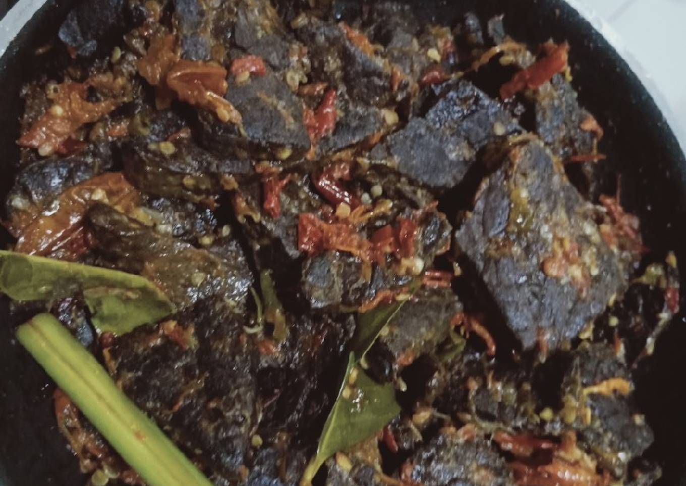 Paru Sapi balado