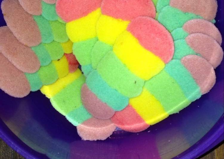 Cara Royal LezatLidah kucing rainbow