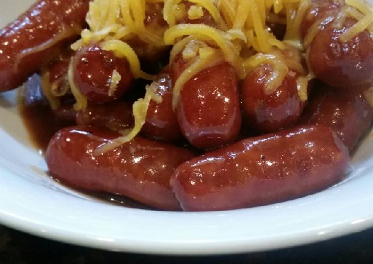 Easy Way to Make Appetizing Brads bourbon, brown sugar, BBQ little smokies