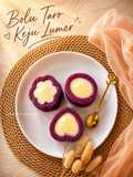 Bolu Taro Keju Lumer Putih Telur