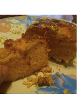 Una foto de Budín de zanahoria y nueces