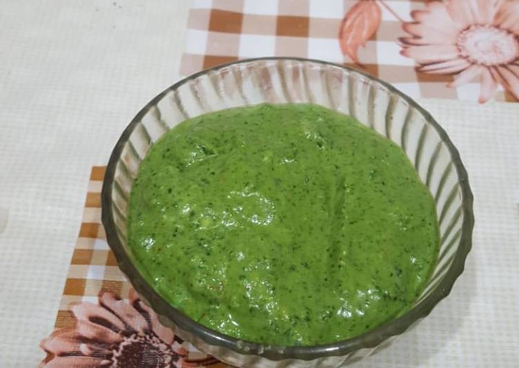 Simple Way to Prepare Speedy Coriander chutney