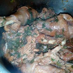 Kienyeji chicken palak A picture of Kienyeji chicken palak.