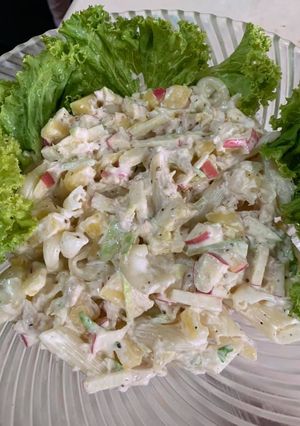 A picture of Russian salad.