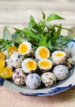 Hình của món Trứng Cút Luộc.
