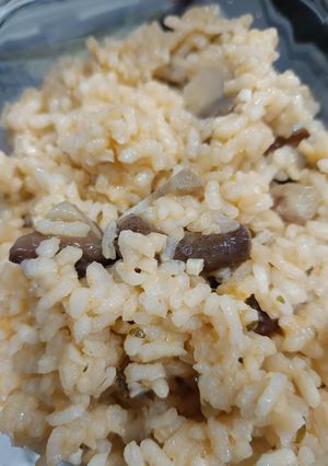 Una foto de Arroz con Setas