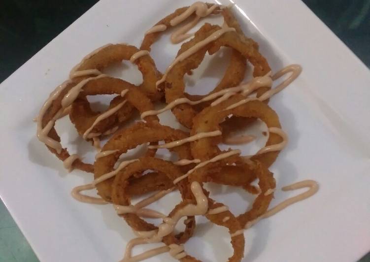 How to Make Any-night-of-the-week Crispy Onion rings👌
