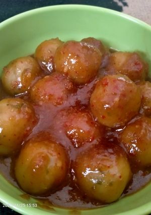 Foto resep Cilok pedas manis