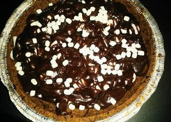 Easiest Way to Make Yummy Rocky Road Brownie Pie