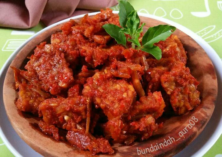 Cara Gampang Menyiapkan Sambal Merah Tempe Teri Anti Gagal