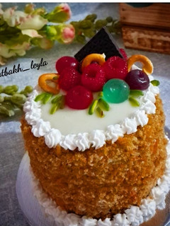 عکسی از دستور کیک سیب و هویج