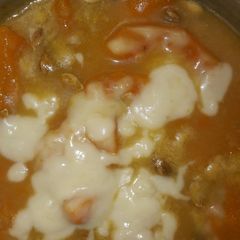 Butternut in coconut sauce A picture of Butternut in coconut sauce.