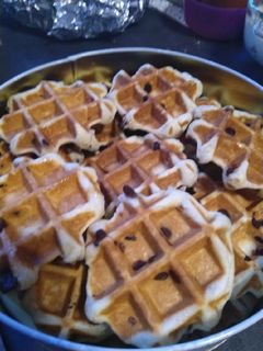 Une photo de Gaufre de liège aux pépite de chocolat