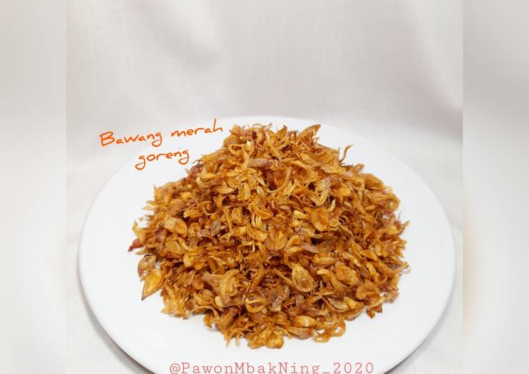 Resep Bawang merah goreng kriuk, Bikin Ngiler