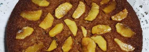 Torta de manzana invertida