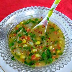 A picture of Mix veg soup.