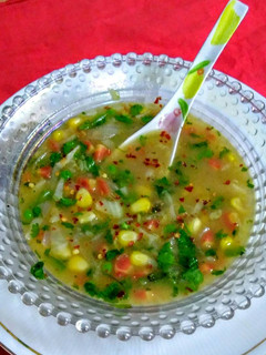 A picture of Mix veg soup.