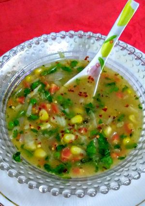 A picture of Mix veg soup.