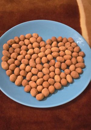 A picture of Peanut burger.