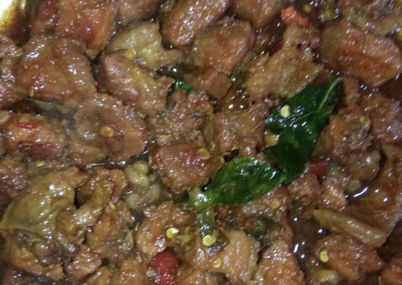 Oseng mercon sapi