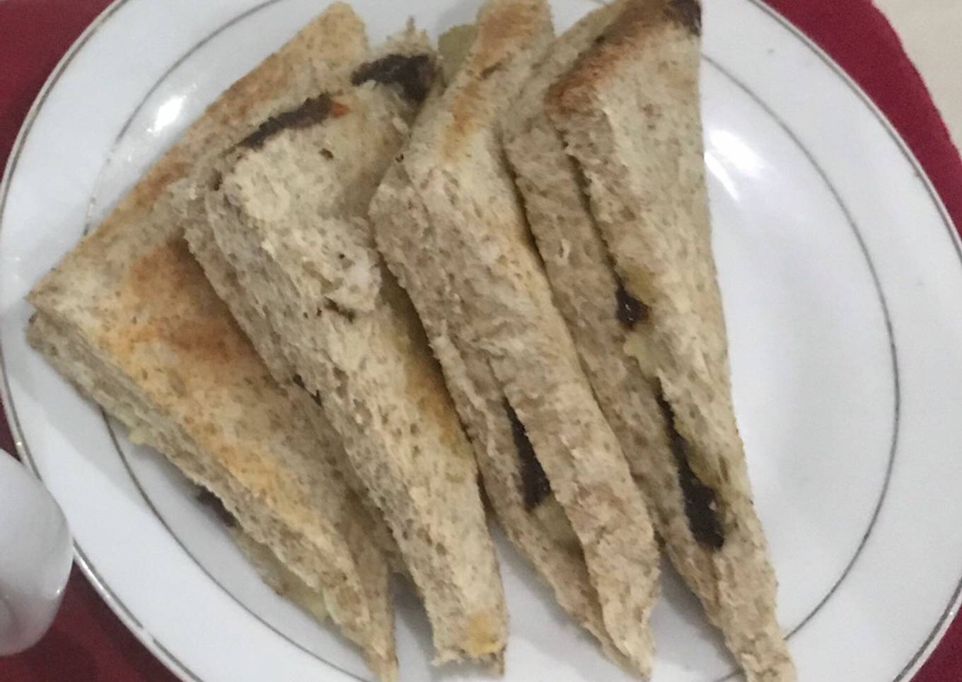 Banana ChocoCheese Sandwich