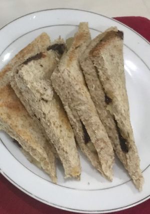 Foto resep Banana ChocoCheese Sandwich