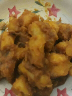 A picture of Porriage sweet potato and ripe plantain.