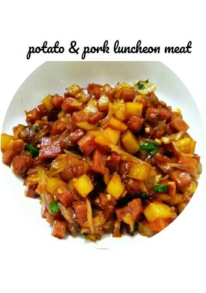 Foto resep Pork Luncheon Meat kentang