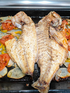 Una foto de Pargo rojo al horno