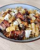 Pasta con calabaza y gorgonzola