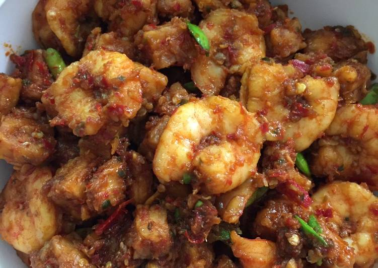 Udang Tempe Pete Kecap