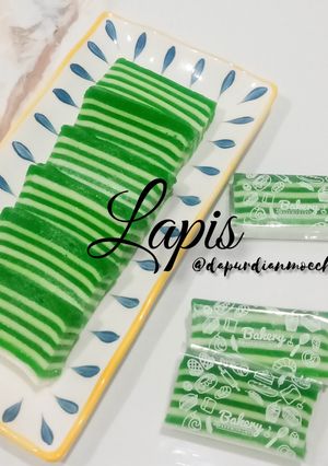 Foto resep Lapis kukus (santan instan)