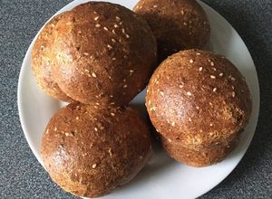 Lisztmentes, magos zsömle (ketogén) recept fotója