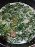 Sayur daun singkong & tempe bosok