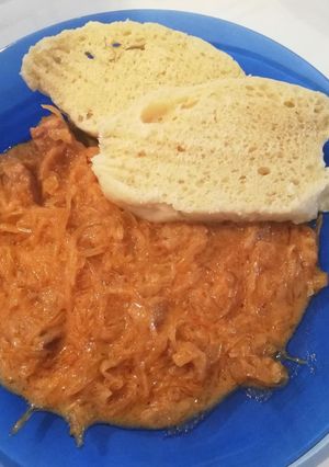 Székelykáposzta knédlivel recept fotója