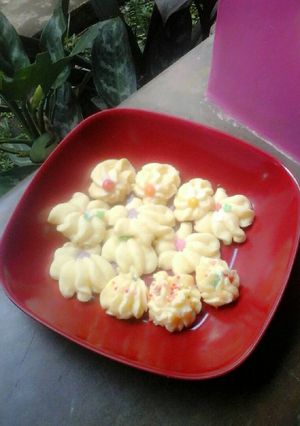 Foto resep Semprit Susu 3 bahan (anti gagal)