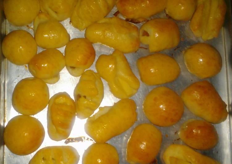 urutan Menyiapkan Roti unyil no telur Anti Gagal